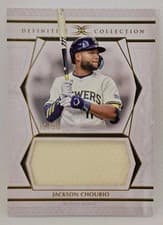 2025 Topps Definitive Collection Jumbo Relic Collection Jackson Chourio #DJRC-JC card