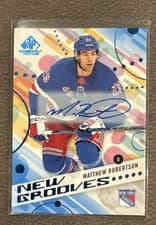 2025-26 SP Game Used New Grooves Matthew Robertson #NG-6 card