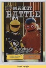 2025-26 Upper Deck MVP Mascot Battle Iceburgh/Gritty #MB-3 card