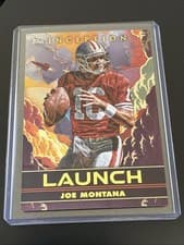 2024 Topps Inception Launch Joe Montana #L-24 card
