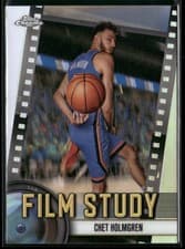 2024-25 Topps Chrome Film Study Chet Holmgren #FS-12 card