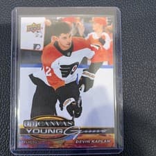2025-26 Upper Deck UD Canvas Young Guns Devin Kaplan #C-221 card