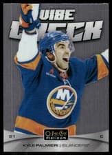 2025-26 O-Pee-Chee Platinum Vibe Check Kyle Palmieri #VC-12 card
