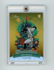 2025 Panini Three and Two Downtown Paul Skenes #8 card