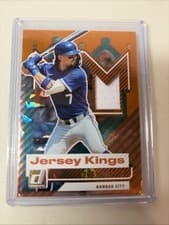 2025 Donruss Jersey Kings Bobby Witt Jr. #JK-BWJ card