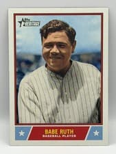2025 Topps Heritage Notable Americans Babe Ruth #NS-85 card