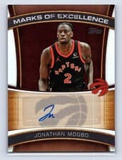 2025-26 Topps Marks of Excellence Jonathan Mogbo #ME-JM