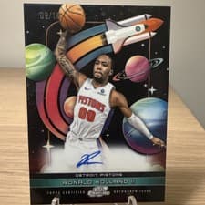 2025-26 Topps Cosmic Chrome First Flight Signatures Ronald Holland II #FF-RH card