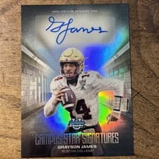 2025 Bowman University Chrome Campus Star Signatures Grayson James #CSS-GJ card