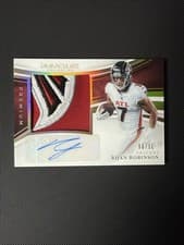 2025 Panini Immaculate Premium Patch Autographs Bijan Robinson #14 card