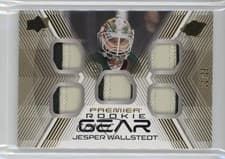 2024-25 Upper Deck Premier Premier Gear Rookies Jesper Wallstedt #PGR-JW card