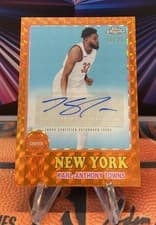 2024-25 Topps Chrome 1973 Topps Autographs Karl-Anthony Towns #73TA-KT card