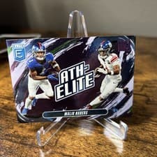 2025 Donruss Elite Ath-Elite Malik Nabers #4 card
