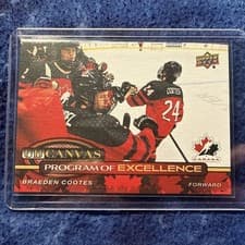2025-26 Upper Deck UD Canvas Program of Excellence Braeden Cootes #C-256 card