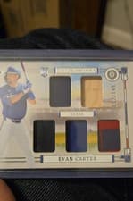 2024 Panini Boys of Summer Five Tool Player Materials Evan Carter #FT-EC card