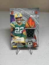 2025 Donruss Passing the Torch Jerseys James Lofton / Matthew Golden #PTJ-CAR card