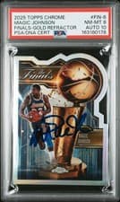 2025-26 Topps Chrome Finals Magic Johnson #FIN-8 card