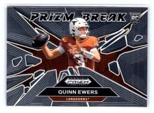 2025 Panini Prizm Draft Picks Prizm Break Quinn Ewers #22 card
