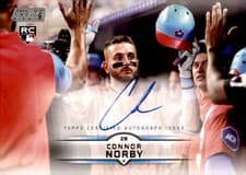 Connor Norby 2025 Stadium Club Base Autographs card