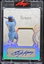 2025 Leaf Spectacular Baseball Signature Swatch Bo Jackson #SS-BJ1 card
