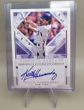 2025 Panini Impeccable Timeless Moments Signatures Keith Hernandez #25 card