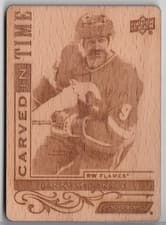 2024-25 Upper Deck Engrained Icons Carved in Time Lanny McDonald #CT-MC card