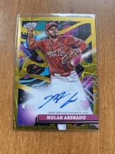 Nolan Arenado 2025 Topps Cosmic Chrome Cosmic Chrome Autographs card