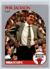 Phil Jackson 1990-91 Hoops Base Set card