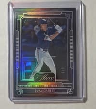 2025 Panini Three and Two Base Set Evan Carter #69 card