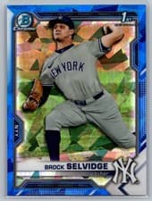 Brock Selvidge 2021 Bowman Draft Sapphire card
