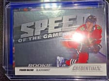 Frank Nazar 2024-25 Upper Deck Credentials Speed of the Game Rookies card