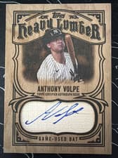2026 Topps Heavy Lumber Autograph Relics Anthony Volpe #HL2-AV card