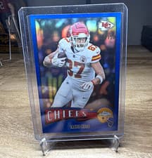 2025 Topps Chrome 1975 Topps Travis Kelce #1975-17 card