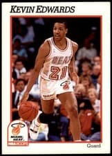 Kevin Edwards 1991-92 Hoops Base Set card