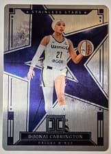 2025 Panini Impeccable WNBA Stainless Stars DiJonai Carrington #17 card