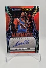 Cason Wallace 2024-25 Panini Obsidian Magmatic Signatures card