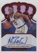 Mitch Richmond 2018 Panini Crown Royale Crown Autographs card
