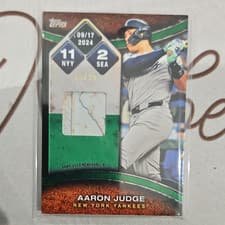 2025 Topps Rounding the Bases Relics Aaron Judge #RTB-JUD2 card