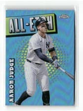 Aaron Judge 2025 Topps Chrome All Etch card