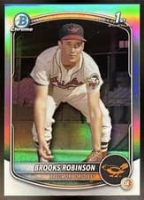 2025 Bowman Chrome Retrofractor Brooks Robinson #BCP-151 card