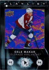 2024-25 Upper Deck Playlist Cale Makar #PL-8 card