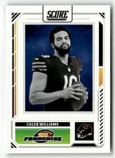 2025 Score The Franchise Caleb Williams #6 card