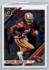 Richard Sherman 2019 Donruss Optic card