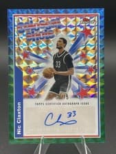 2024-25 Finest Colossal Shots Autographs Geometric Nic Claxton #BSA-NC card
