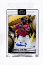 2025 Topps Chrome Black Autographs Angel Martínez #CBA-AMA card