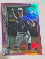 2025 Topps Pro Debut Chrome Autographs Drew Beam #PDC-144 card