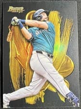 2025 Bowman's Best Strokes of Gold Cal Raleigh #SG-14 card