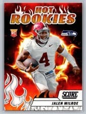 2025 Score Hot Rookies Jalen Milroe #9 card