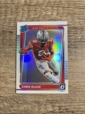 Chris Olave 2022 Panini Chronicles Draft Picks Donruss Optic Rated Rookie card