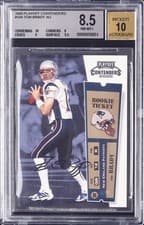 Tom Brady 2000 Playoff Contenders card